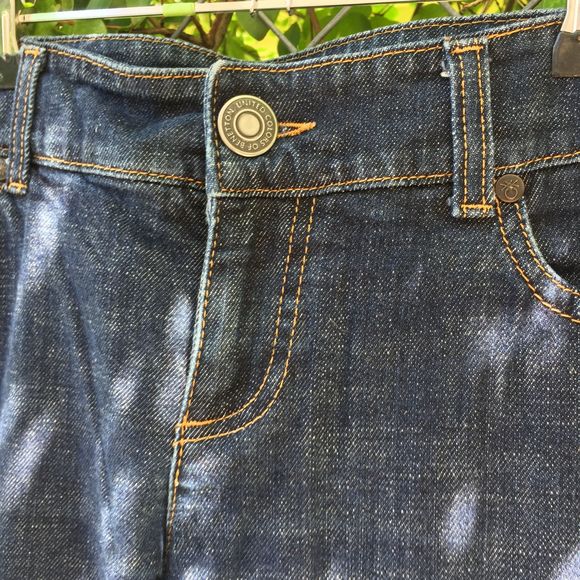 United Colors Stretch Jeans Womens IT 46 US L 10 - Picture 3 of 16